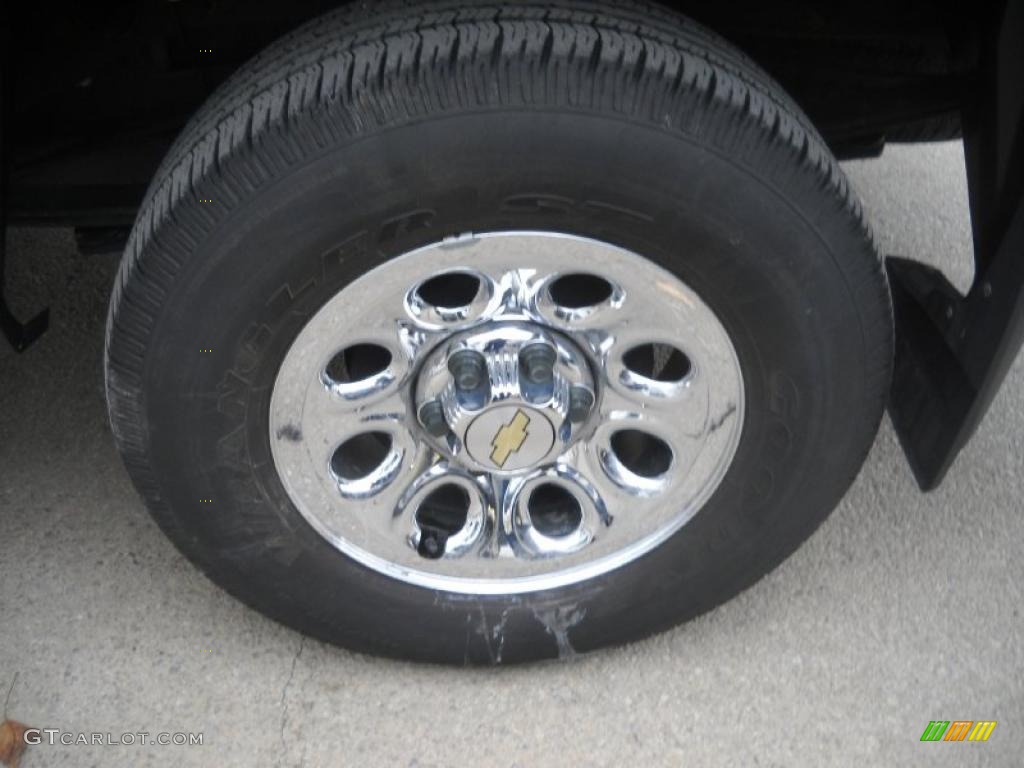 2009 Silverado 1500 LS Crew Cab 4x4 - Black / Dark Titanium photo #14