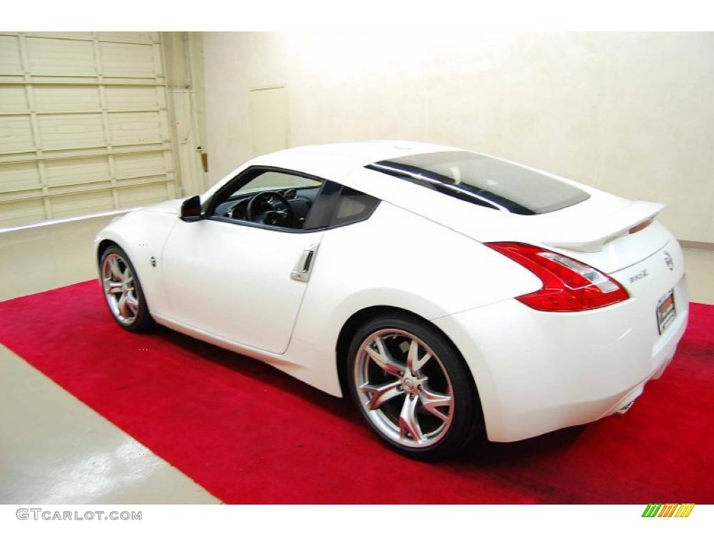2010 370Z Sport Touring Coupe - Pearl White / Persimmon Leather photo #4