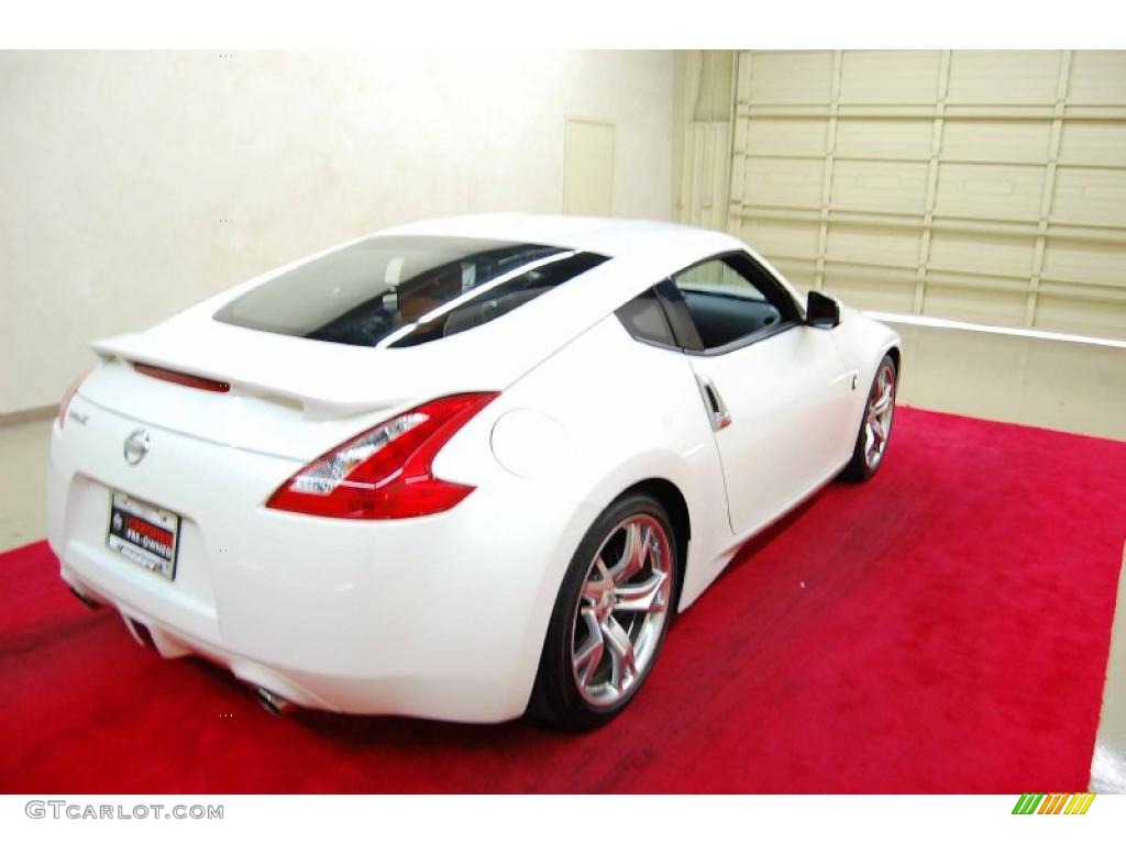 2010 370Z Sport Touring Coupe - Pearl White / Persimmon Leather photo #6