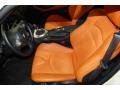  2010 370Z Sport Touring Coupe Persimmon Leather Interior