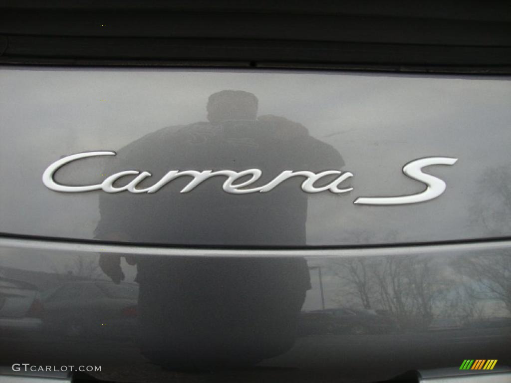 2007 911 Carrera S Cabriolet - Meteor Grey Metallic / Black photo #24