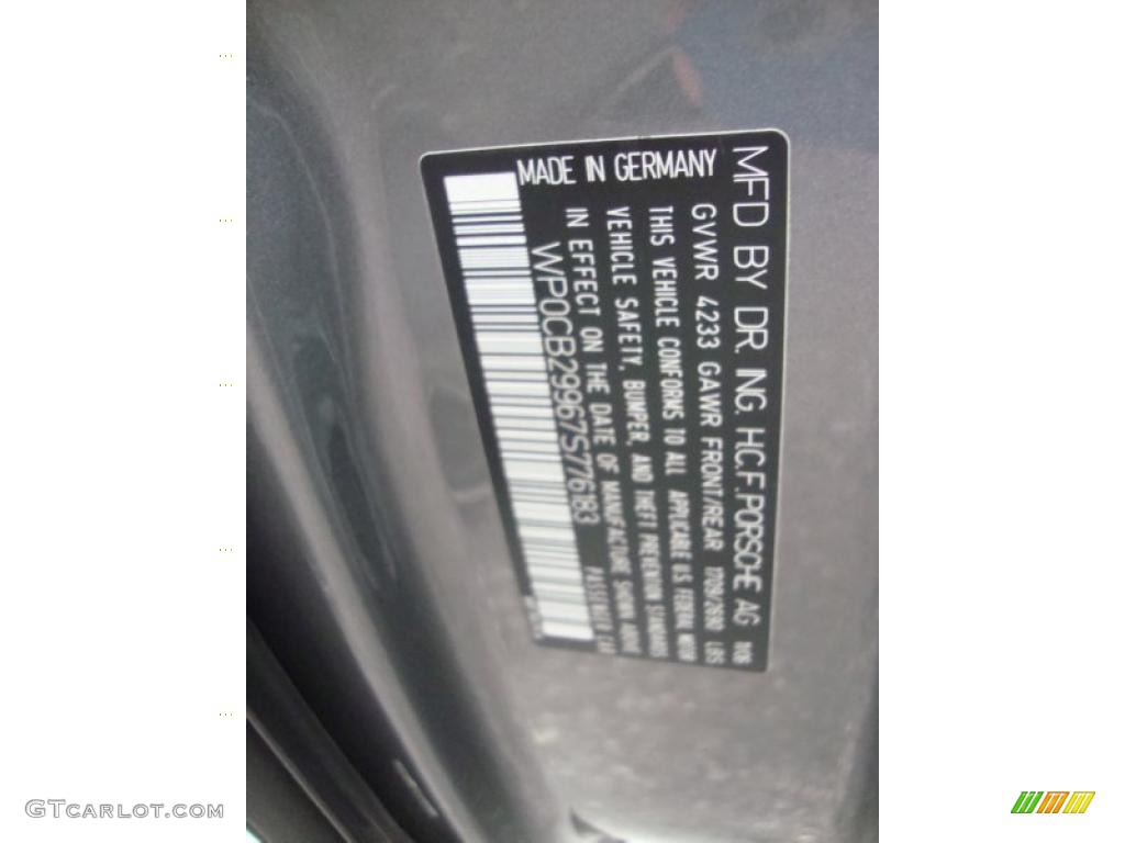 2007 911 Carrera S Cabriolet - Meteor Grey Metallic / Black photo #42