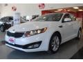 2011 Snow White Pearl Kia Optima EX  photo #2