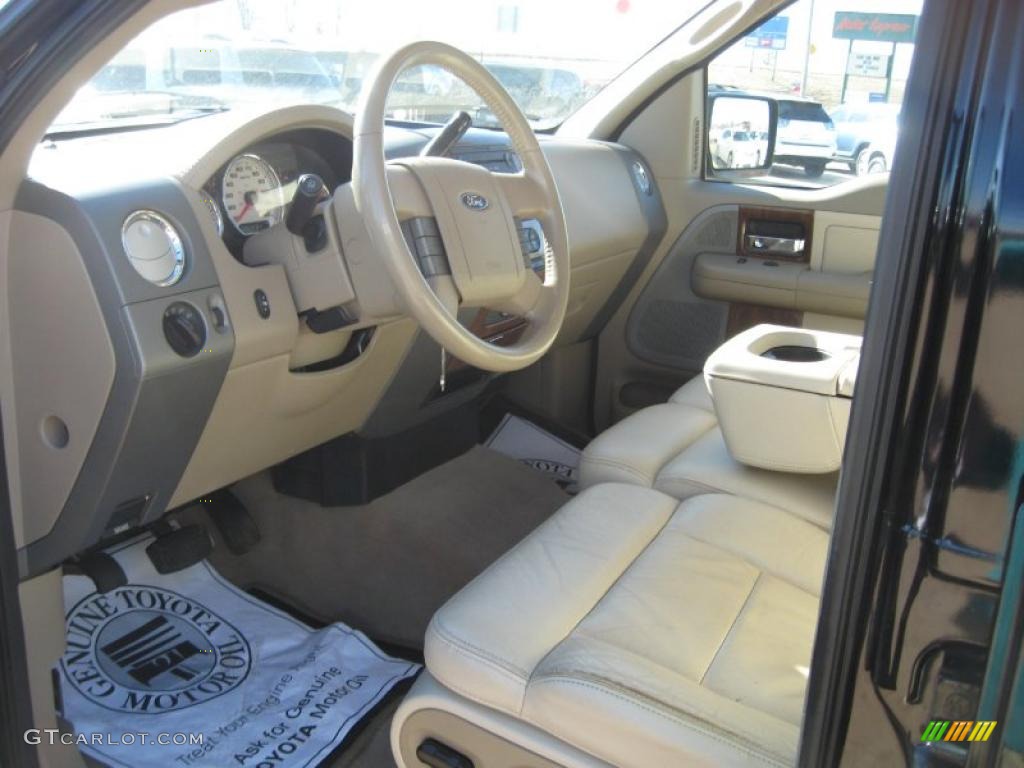 2004 F150 Lariat SuperCrew 4x4 - Black / Tan photo #12