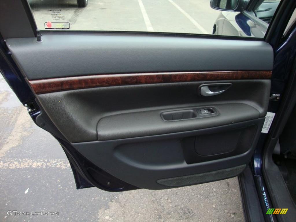 2003 Volvo S80 T6 Graphite Door Panel Photo #45297561