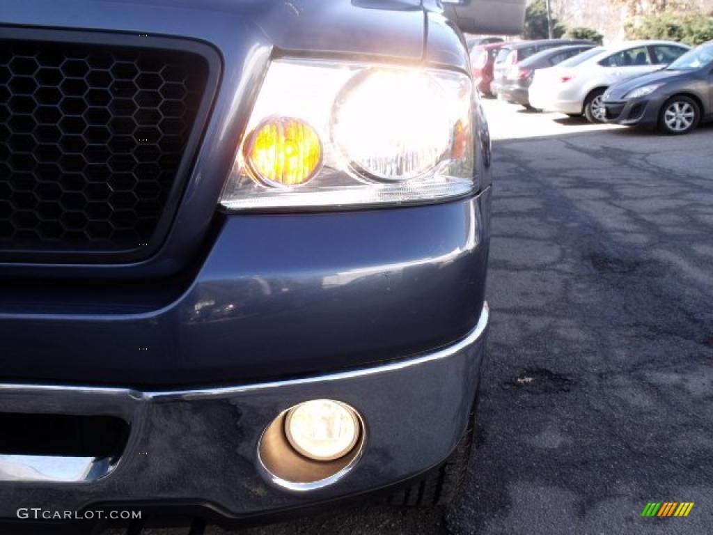2006 F150 XLT SuperCab 4x4 - Medium Wedgewood Blue Metallic / Medium/Dark Flint photo #45