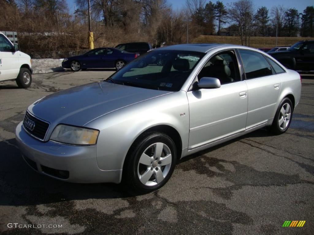 Light Silver Metallic 2002 Audi A6 2.7T quattro Sedan Exterior Photo #45298489