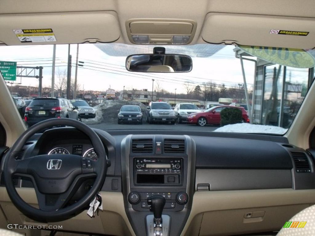 2008 CR-V LX 4WD - Nighthawk Black Pearl / Ivory photo #16