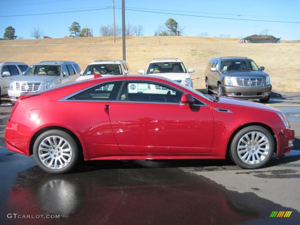 Crystal Red Tintcoat 2011 Cadillac CTS Coupe Exterior Photo #45299293
