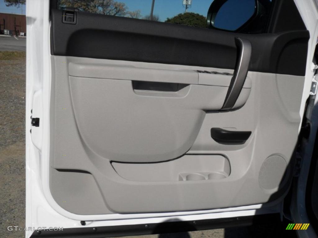 2011 Silverado 1500 LT Crew Cab - Summit White / Light Titanium/Ebony photo #9