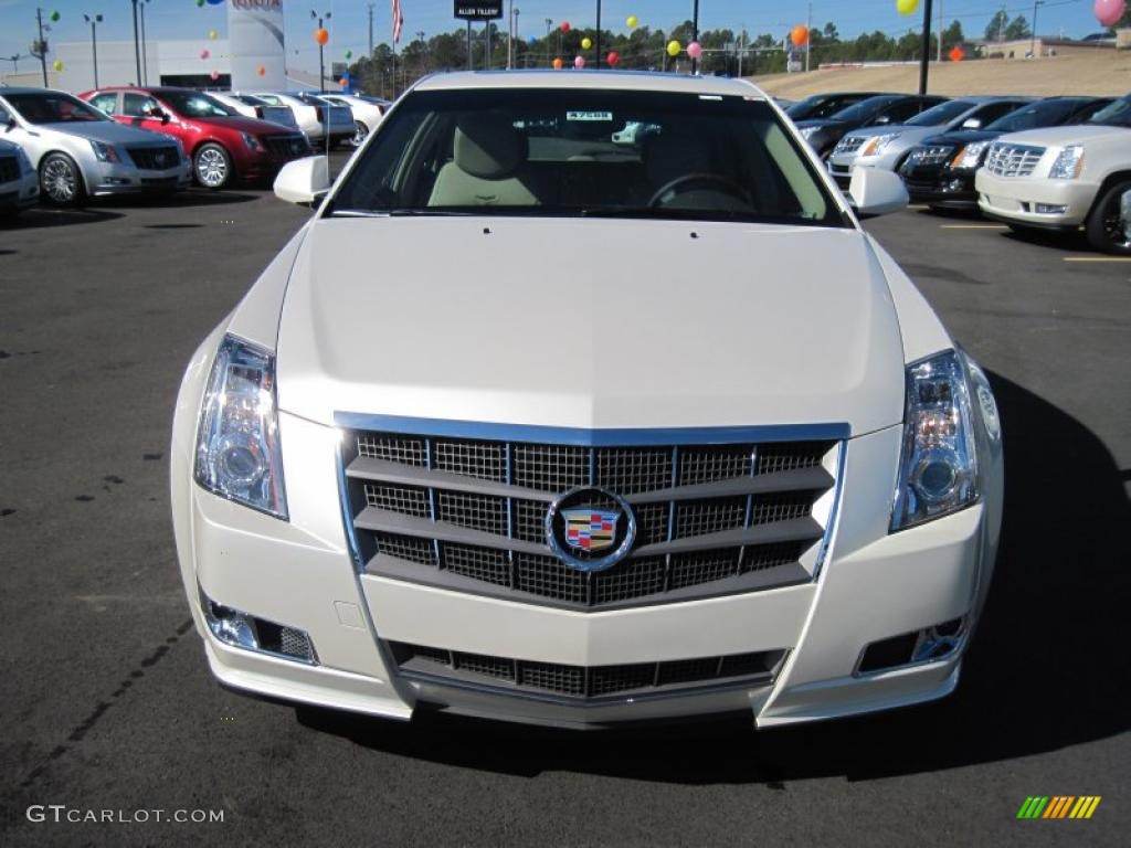 White Diamond Tricoat 2011 Cadillac CTS 3.6 Sport Wagon Exterior Photo #45299589