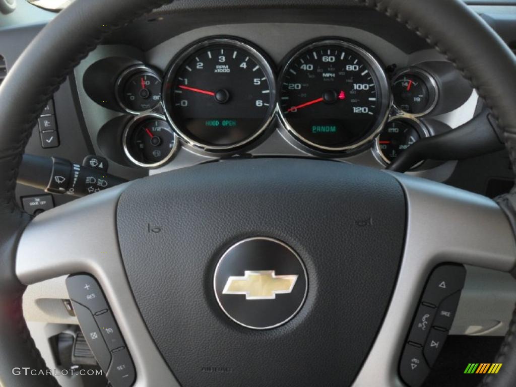 2011 Silverado 1500 LT Crew Cab - Summit White / Light Titanium/Ebony photo #12