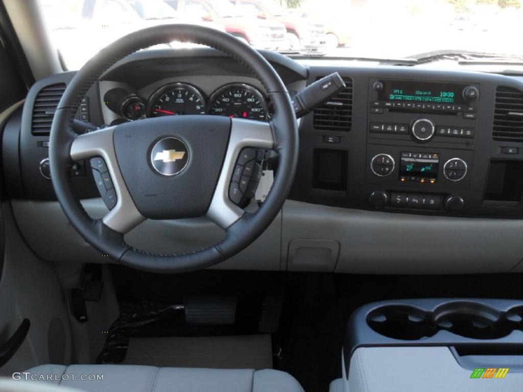 2011 Silverado 1500 LT Crew Cab - Summit White / Light Titanium/Ebony photo #15