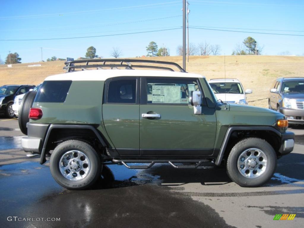 Army Green 2011 Toyota FJ Cruiser 4WD Exterior Photo #45301281
