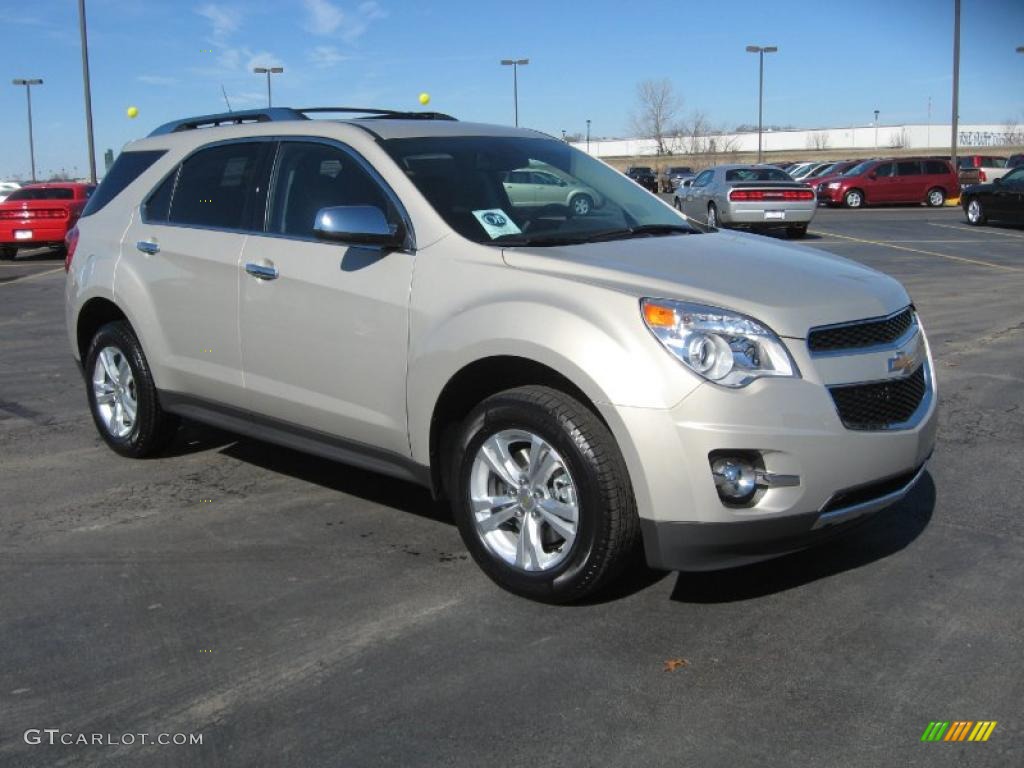 Gold Mist Metallic 2011 Chevrolet Equinox LTZ Exterior Photo #45305069
