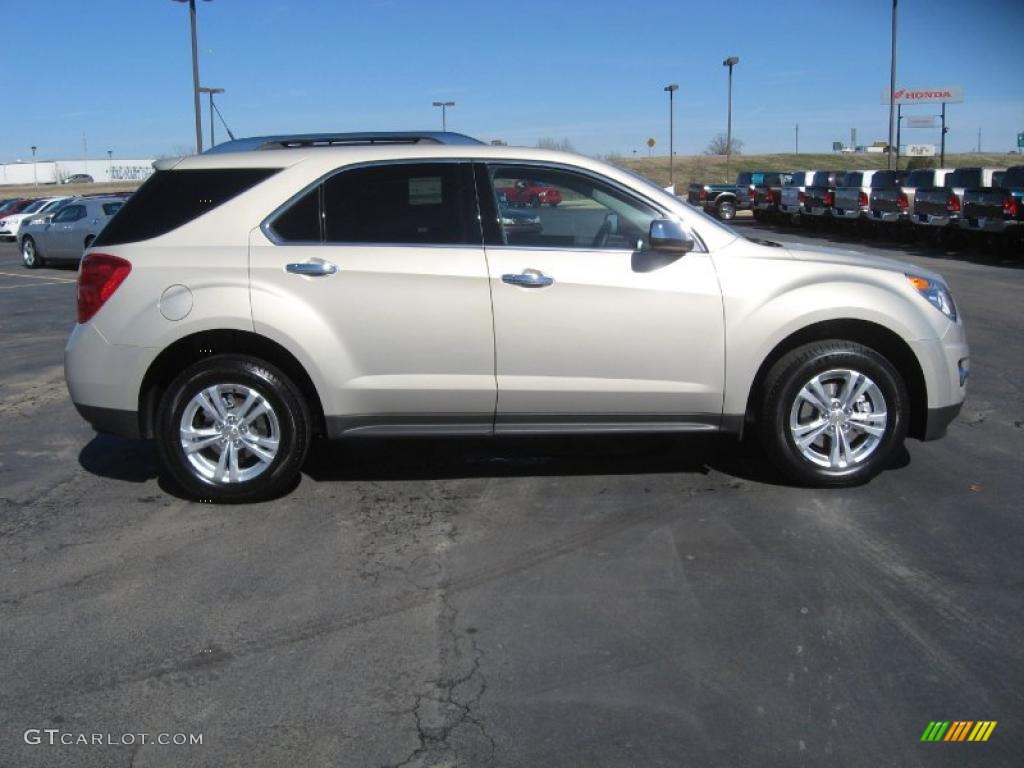 Gold Mist Metallic 2011 Chevrolet Equinox LTZ Exterior Photo #45305077