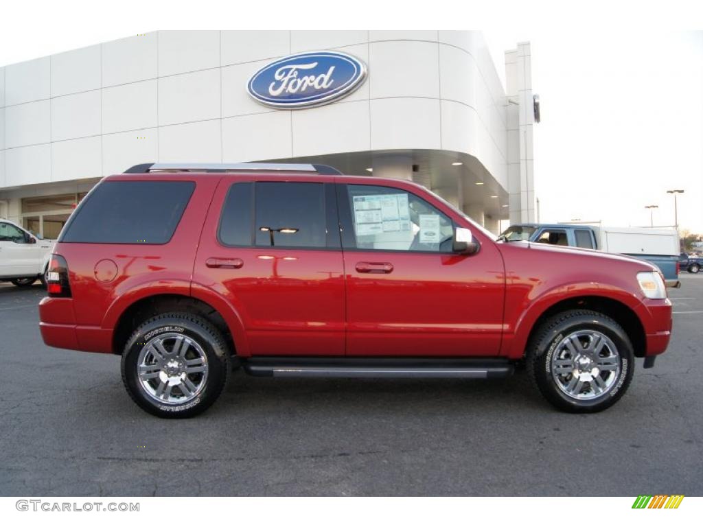 Sangria Red Metallic 2010 Ford Explorer Limited 4x4 Exterior Photo #45305453
