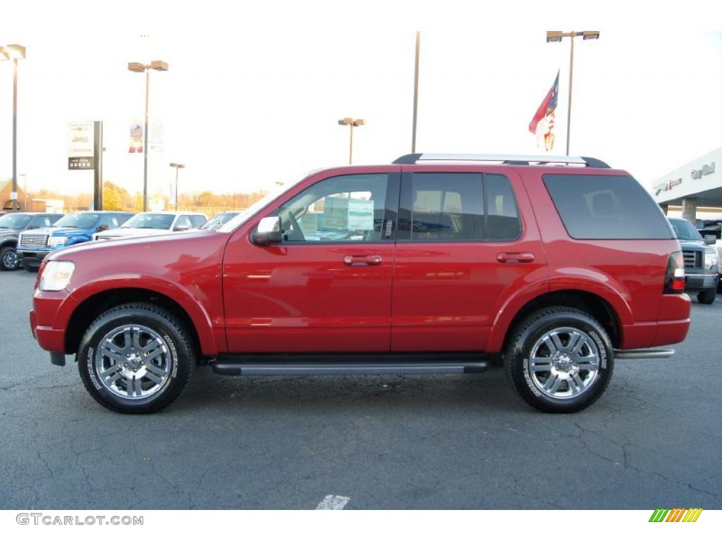 Sangria Red Metallic 2010 Ford Explorer Limited 4x4 Exterior Photo #45305465