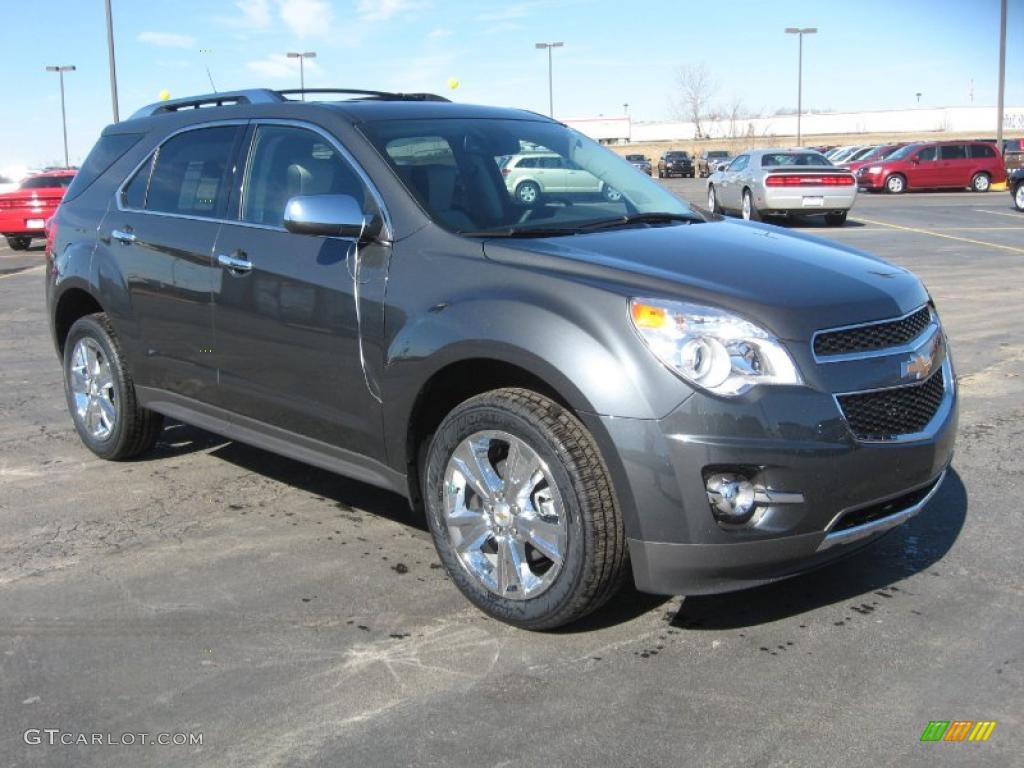 Cyber Gray Metallic 2011 Chevrolet Equinox LTZ Exterior Photo #45305753