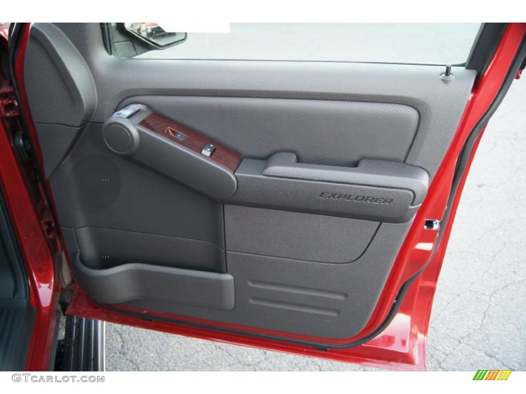 2010 Ford Explorer Limited 4x4 Black Door Panel Photo #45305793