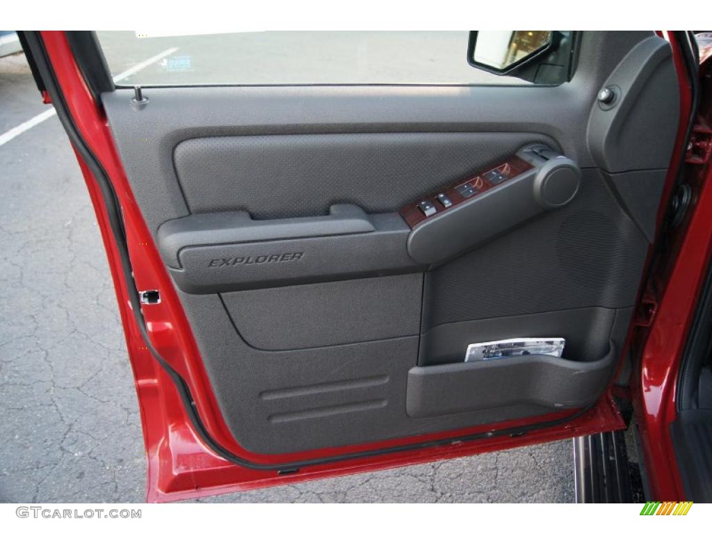 2010 Ford Explorer Limited 4x4 Black Door Panel Photo #45305889