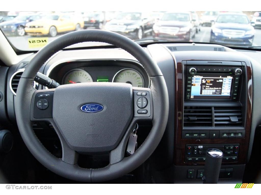2010 Ford Explorer Limited 4x4 Black Dashboard Photo #45305981