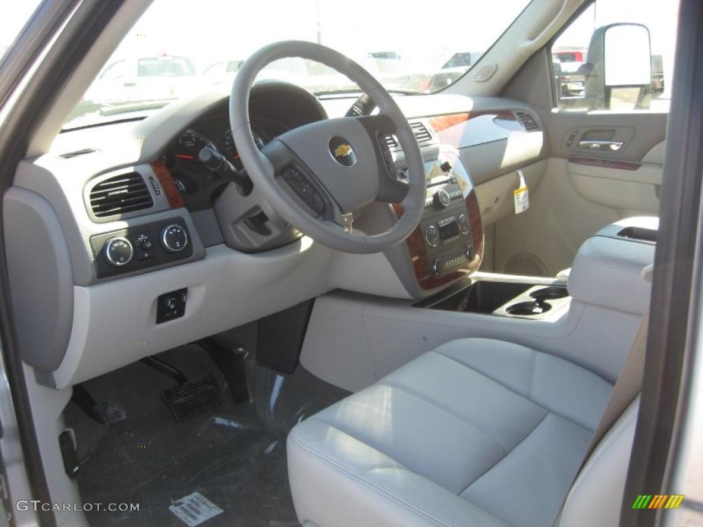 Light Titanium/Dark Titanium Interior 2011 Chevrolet Silverado 2500HD LTZ Crew Cab 4x4 Photo #45306101
