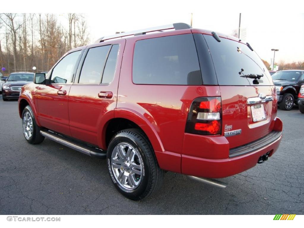 Sangria Red Metallic 2010 Ford Explorer Limited 4x4 Exterior Photo #45306169