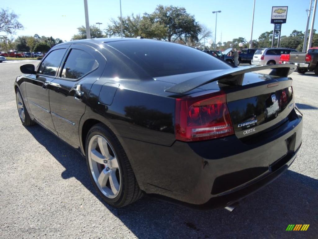 Brilliant Black Crystal Pearl 2006 Dodge Charger SRT-8 Exterior Photo #45306385