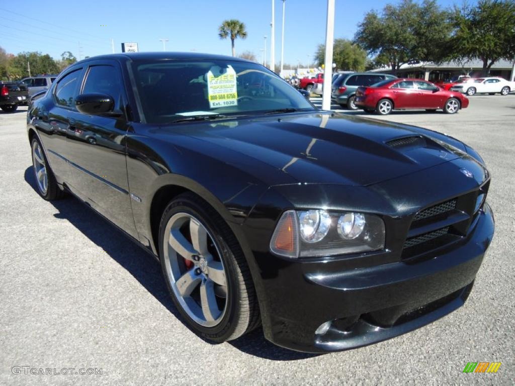 Brilliant Black Crystal Pearl 2006 Dodge Charger SRT-8 Exterior Photo #45306593
