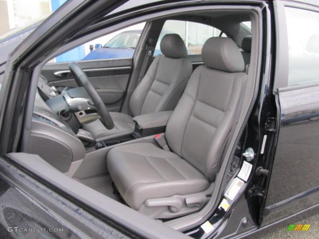 Gray Interior 2008 Honda Civic EX-L Sedan Photo #45306941