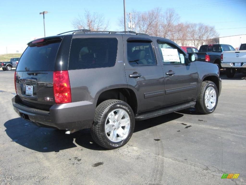 Storm Gray Metallic 2011 GMC Yukon SLT 4x4 Exterior Photo #45307085