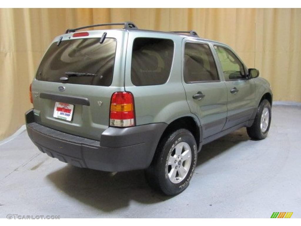 2006 Escape XLT V6 - Titanium Green Metallic / Medium/Dark Flint photo #8