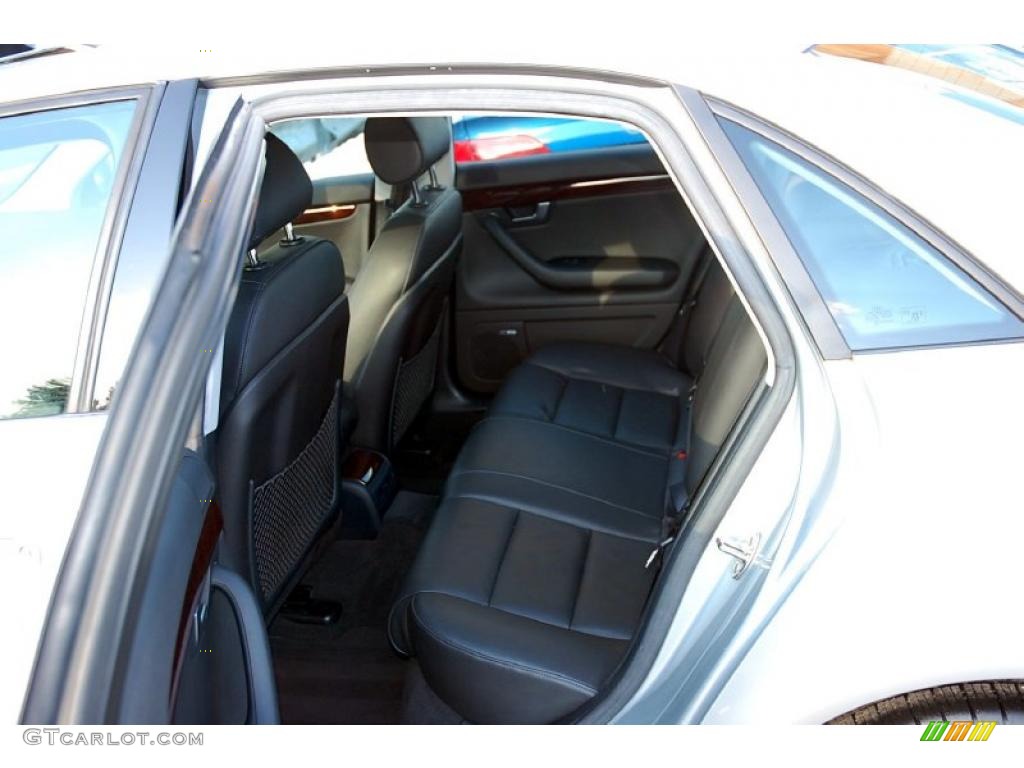 2008 A4 2.0T quattro S-Line Sedan - Light Silver Metallic / Black photo #6