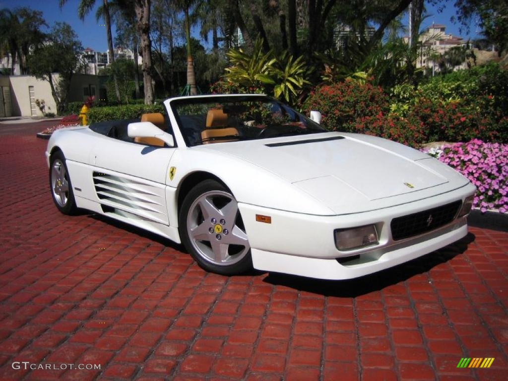 1994 348 Spider - White / Beige photo #1