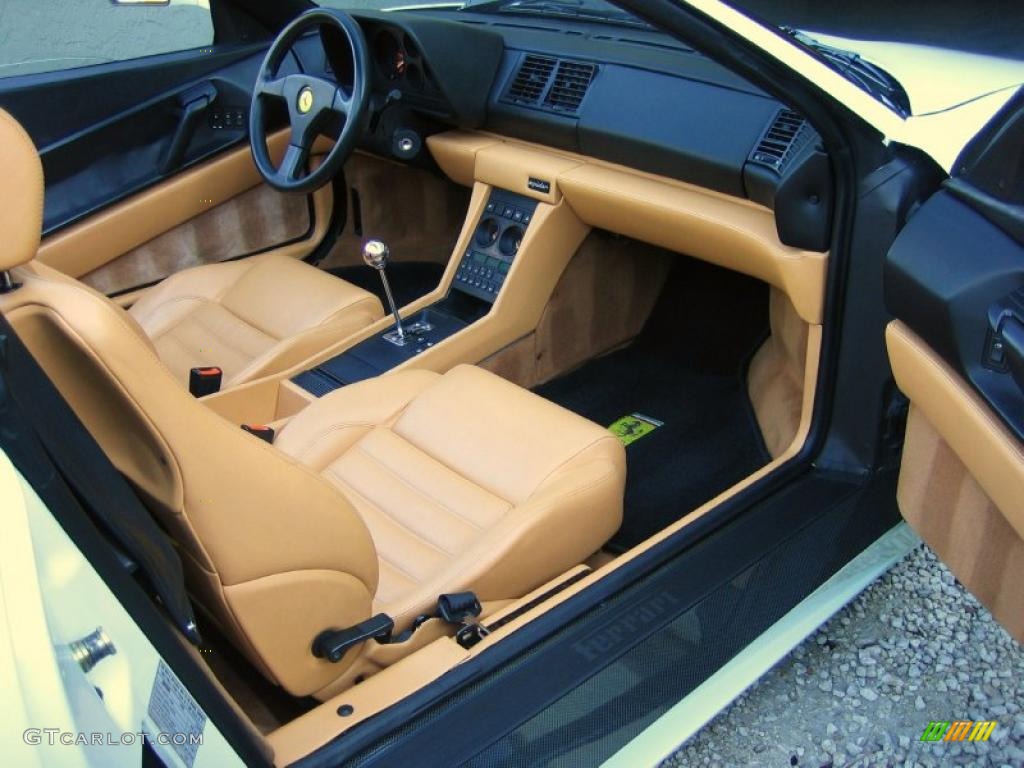 Beige Interior 1994 Ferrari 348 Spider Photo #45308237