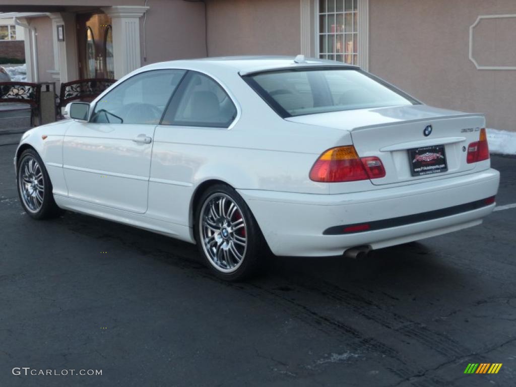 2004 3 Series 325i Coupe - Alpine White / Sand photo #3