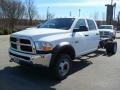 2011 Bright White Dodge Ram 4500 HD SLT Crew Cab 4x4 Chassis  photo #1