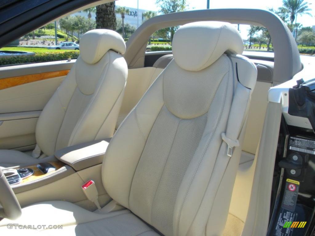 Stone Interior 2005 Mercedes-Benz SL 500 Roadster Photo #45312755