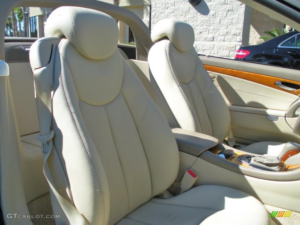 Stone Interior 2005 Mercedes-Benz SL 500 Roadster Photo #45313055