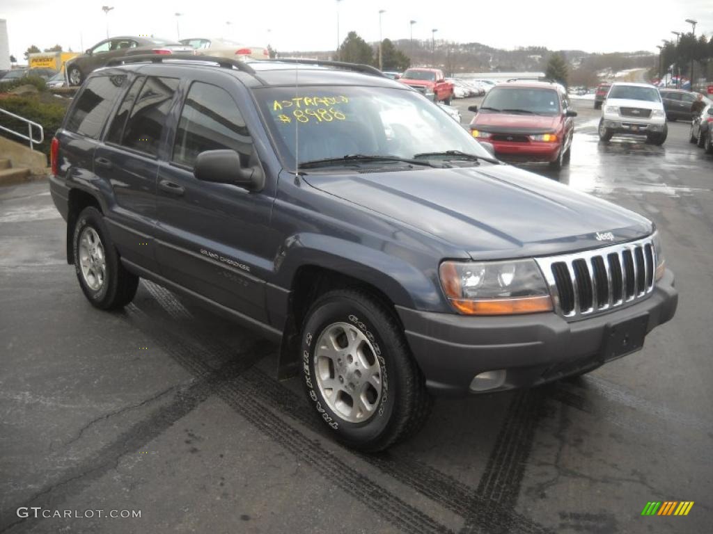 2002 Grand Cherokee Sport 4x4 - Steel Blue Pearlcoat / Dark Slate Gray photo #2