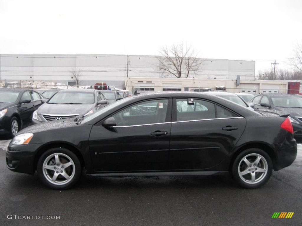 Carbon Black Metallic 2009 Pontiac G6 V6 Sedan Exterior Photo #45314231