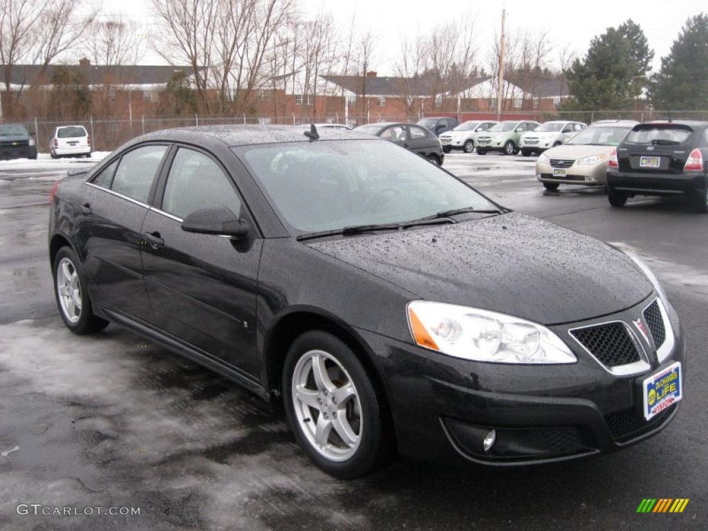 Carbon Black Metallic 2009 Pontiac G6 V6 Sedan Exterior Photo #45314247
