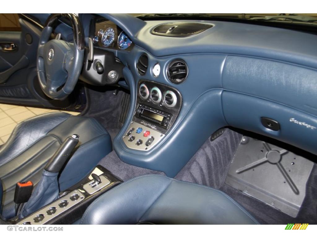 Blu Medio Interior 2006 Maserati GranSport Coupe Photo #45315439