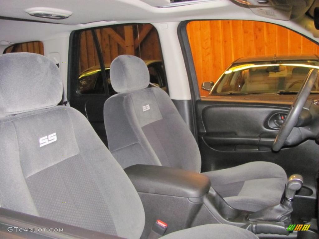 Ebony Interior 2008 Chevrolet TrailBlazer SS 4x4 Photo #45316219
