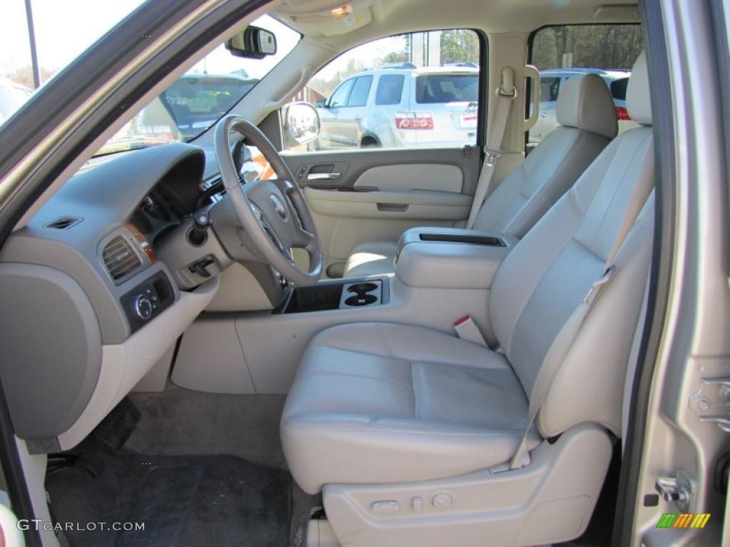 Light Titanium Interior 2008 GMC Yukon XL SLT Photo #45318937