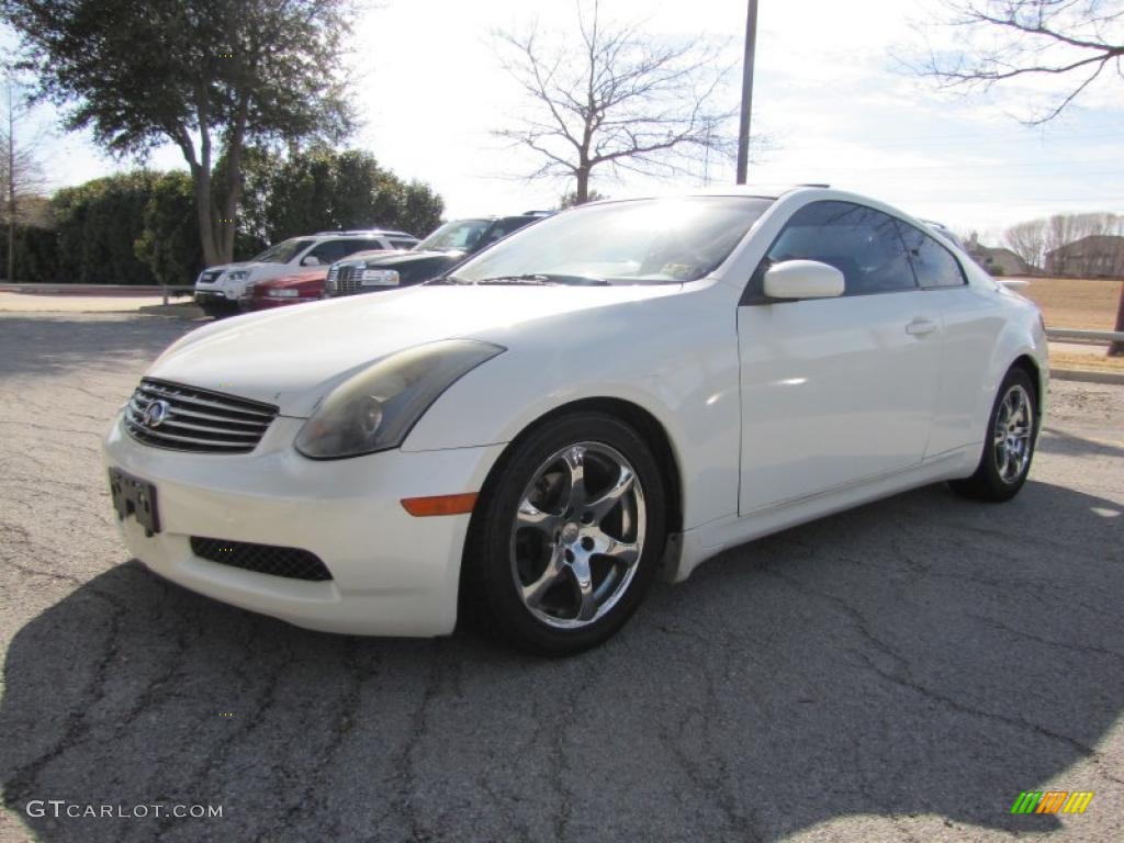 2003 G 35 Coupe - Ivory White Pearl / Graphite photo #1