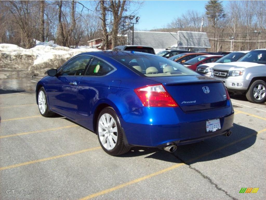 2010 Accord EX-L V6 Coupe - Belize Blue Pearl / Ivory photo #2