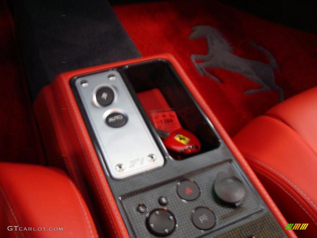 2007 F430 Spider F1 - Grigio Silverstone (Dark Grey Metallic) / Rosso photo #14