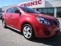 2009 Red Hot Metallic Pontiac Vibe   photo #1